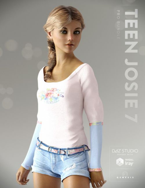 Teen Josie 7 Pro Bundle 3d Models For Poser And Daz Studio