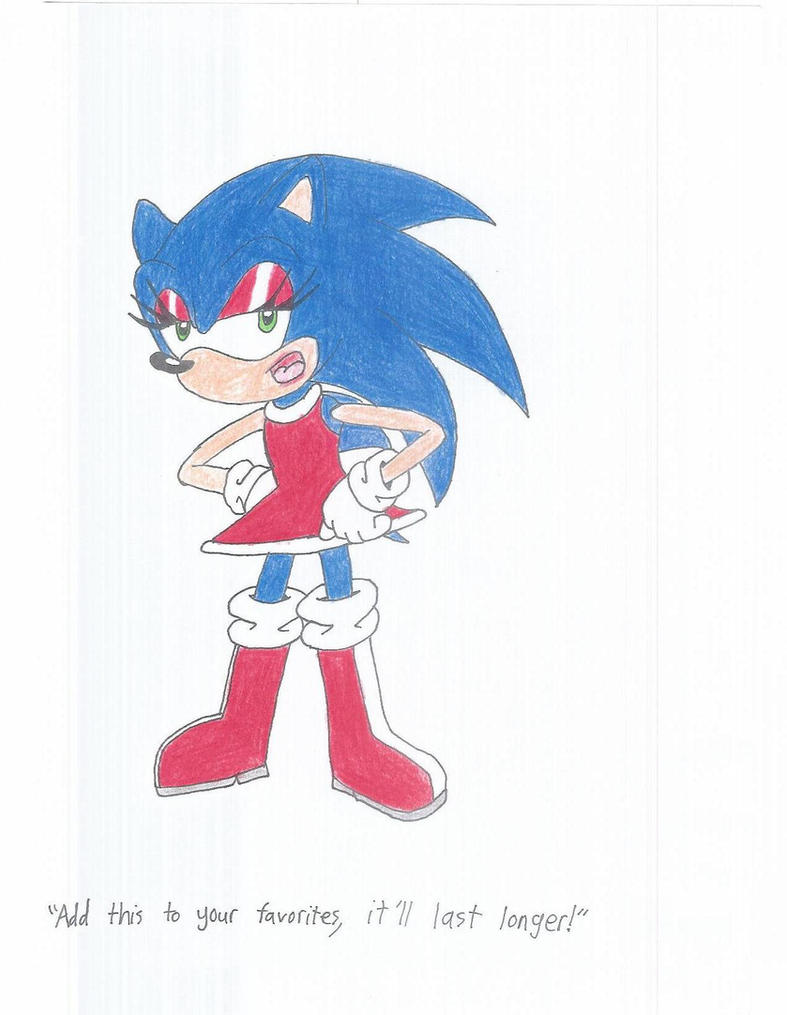 Sonic The Crossdressing Hedgie By Sonigoku On Deviantart
