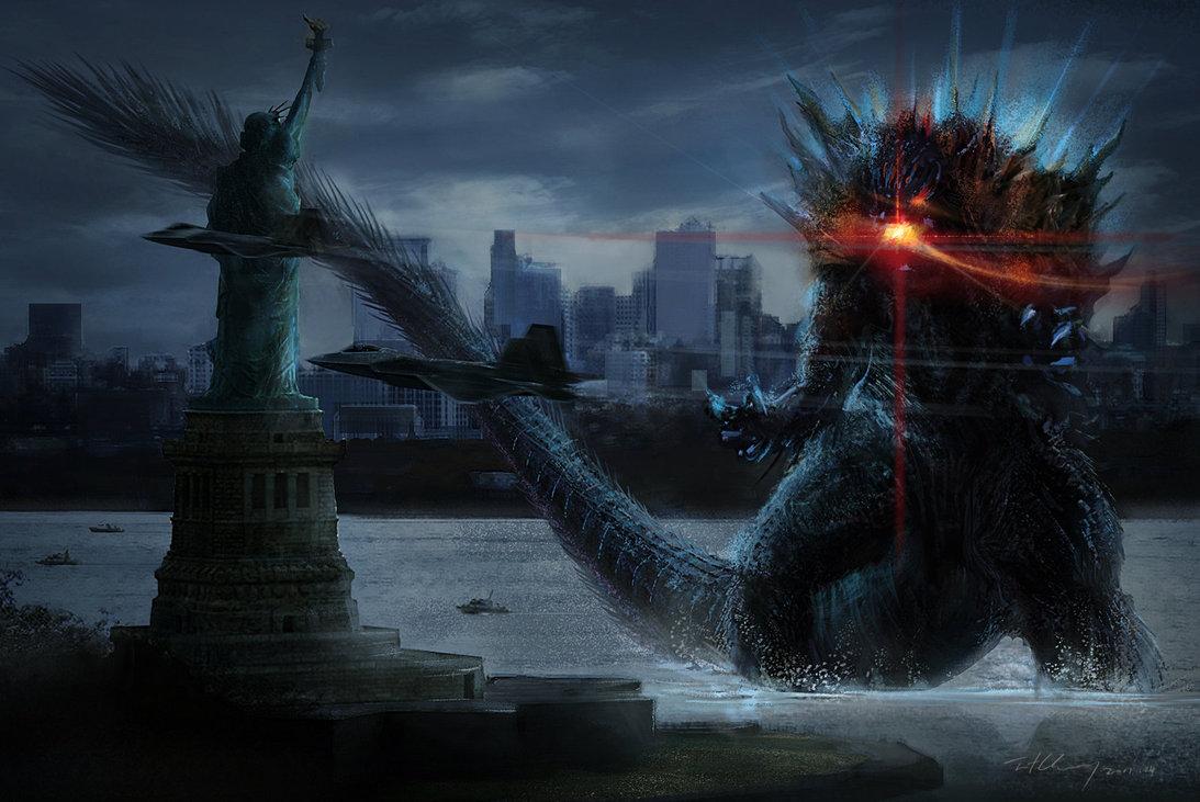 Early Godzilla Concept Art Depicts King Of Monsters Evolution