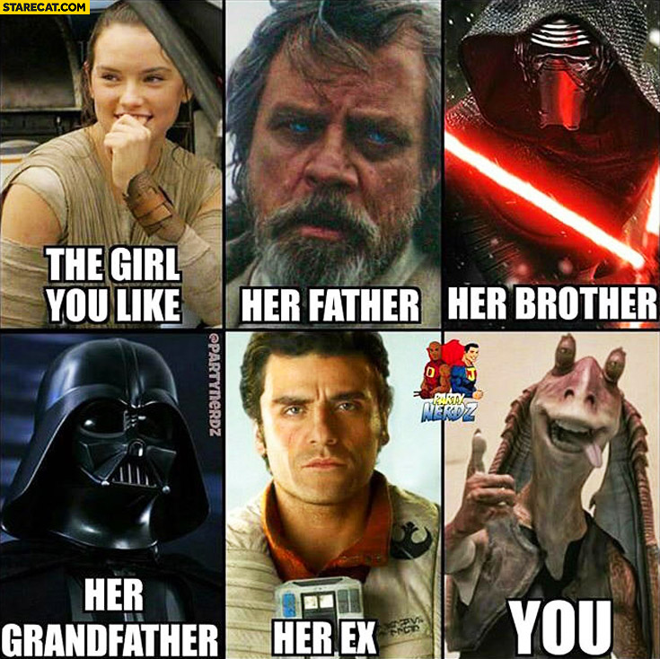 Star Wars The Girl You Like Her Father Brother Grandfather Ex You