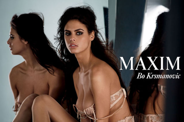 Bojana Bo Krsmanovic Covered Nude For Maxim April 2017 Scandal Planet