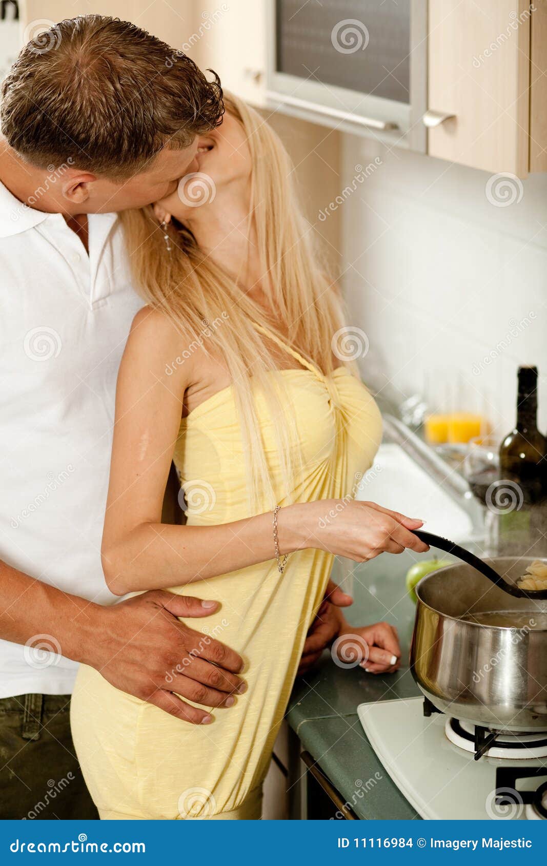 Love In The Kitchen Stock Images Image 11116984