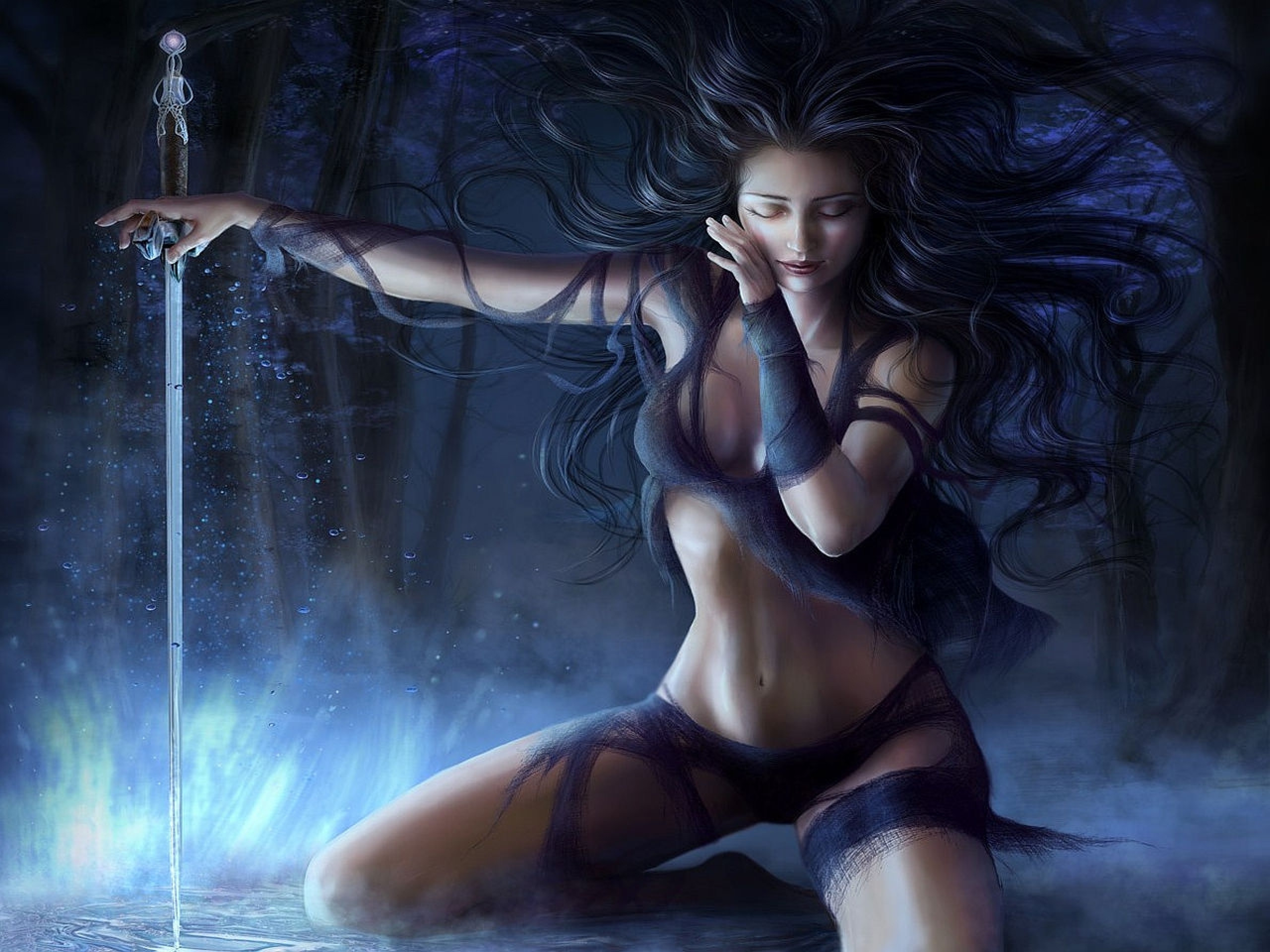 Illustrations Fantasy Art Artwork Warriors Female Warriors