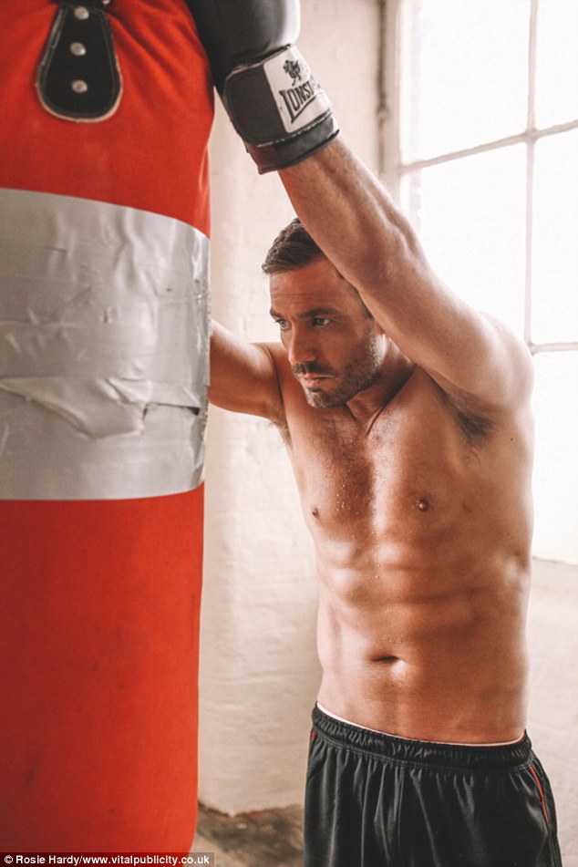 Man Candy Hollyoaks Jamie Lomas Works Up A Sweat In Sexy
