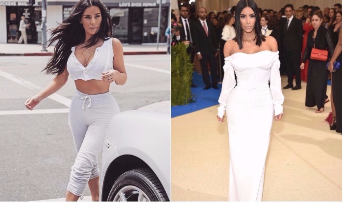 Hot Photos Of Kim Kardashian In Sensuous White Outfits Are All You Need