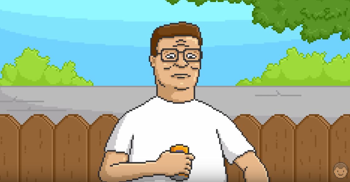The King Of The Hill Intro Reanimated As Pixel Art Boing Boing
