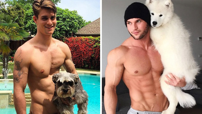 Hot Dudes With Their Dogs Whos Cuter