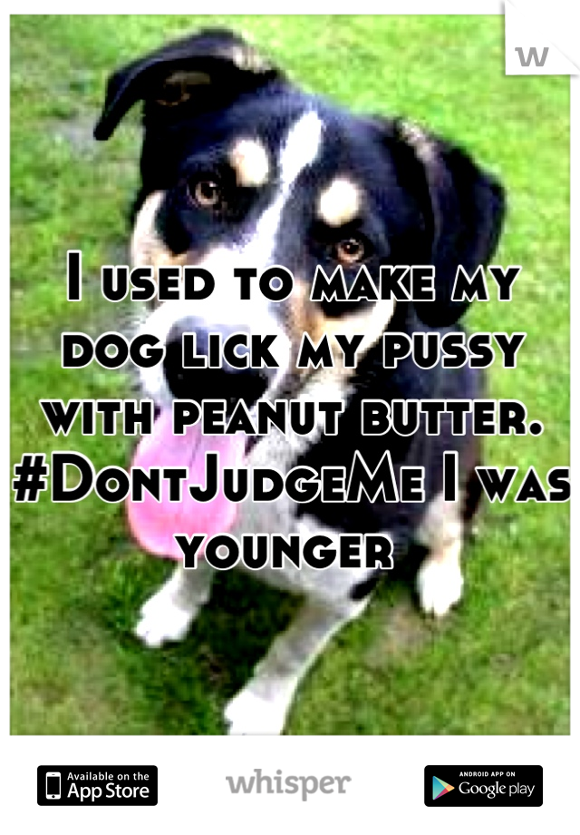 Dog Licks Peanut Butter From Cunt Other