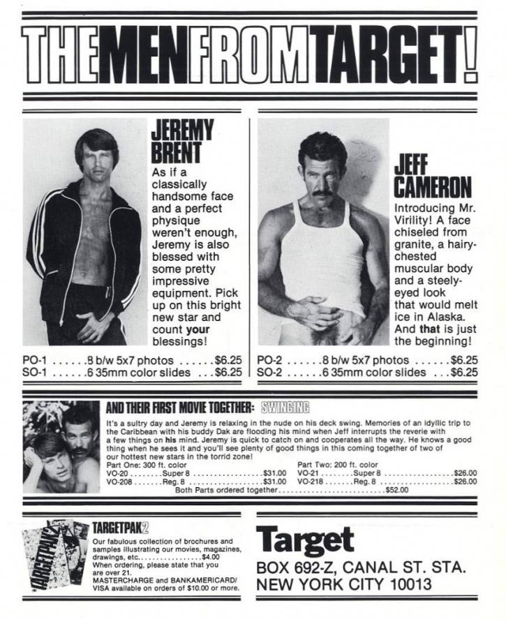 Vintage Gay Porn Ads Daily Squirt
