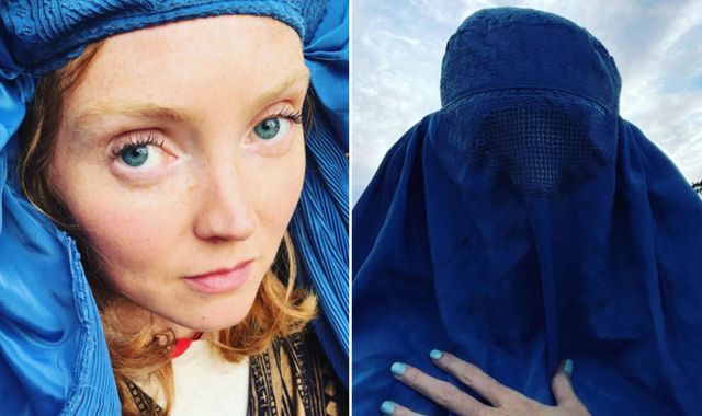 Lily Cole Model Criticised For Wearing Burka To Promote New Book As