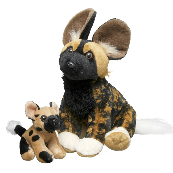 Dog Plush African Wild Dog Symbolic Adoption From Wwf