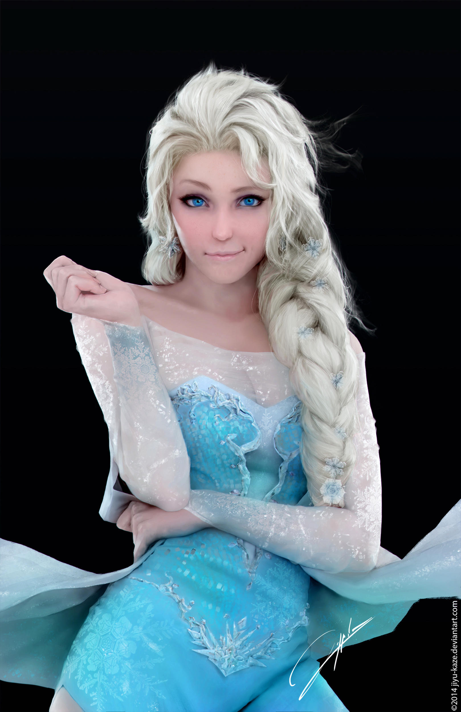 Elsa Digital Artwork Frozen Know Your Meme