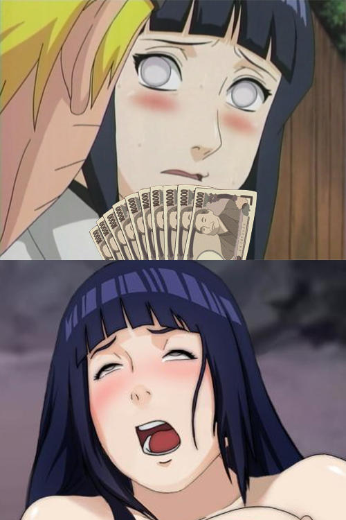 Naruhina Fistful Of Yen Know Your Meme