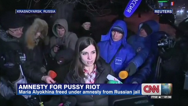 Imprisoned Pussy Riot Band Members Released
