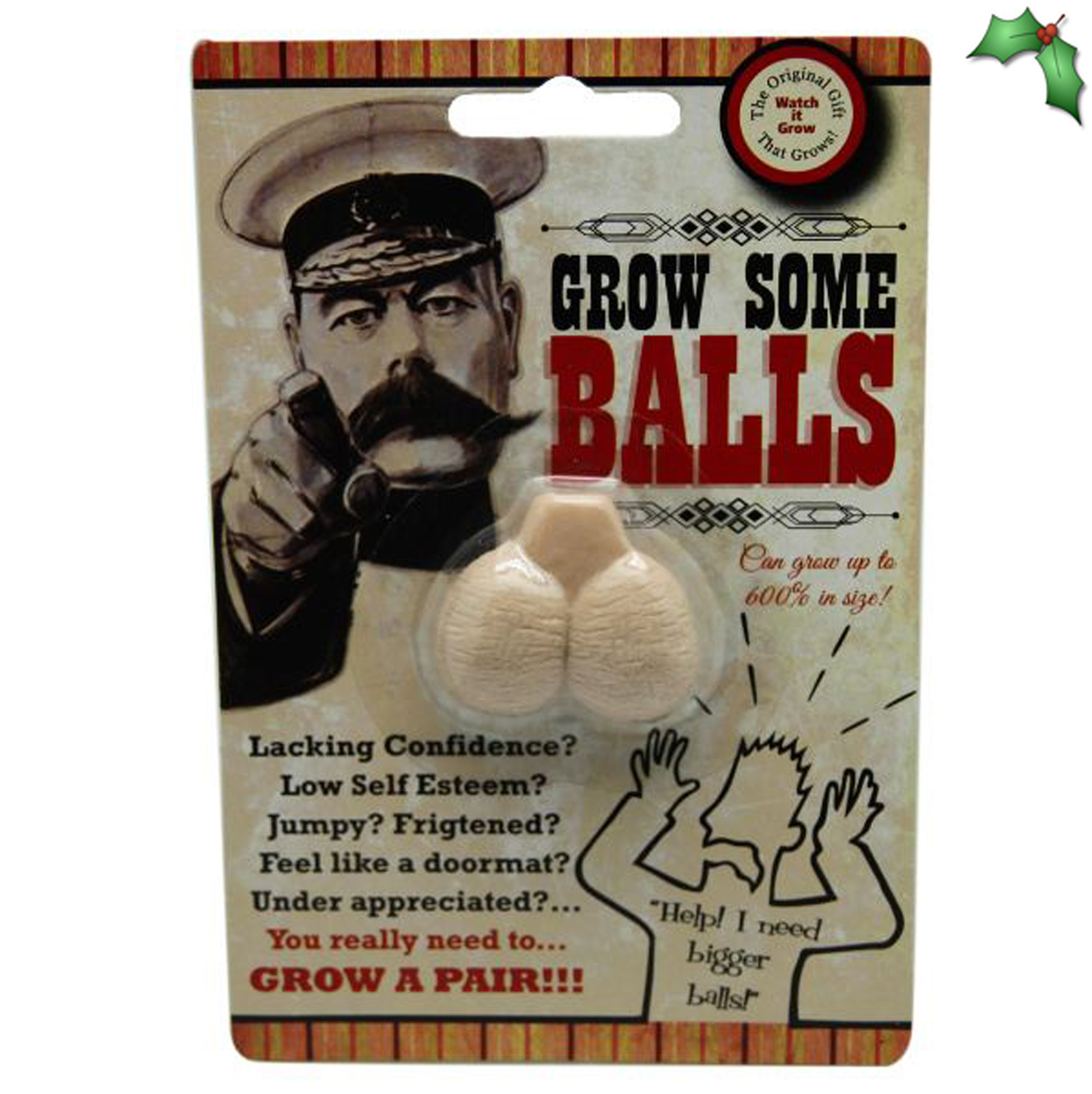 Secret Santa T Idea Novelty Grow Some Balls Joke Bigger Adult Prank