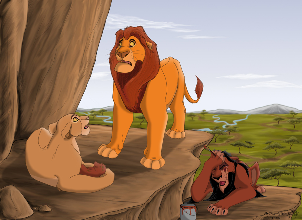 Mufasasarabiscarsimba Lion King Fathers And Mothers Fan Art