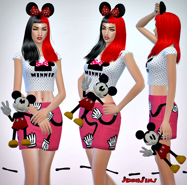 Downloads Sims 4 Accessory Mickey Doll Right Left Male Female