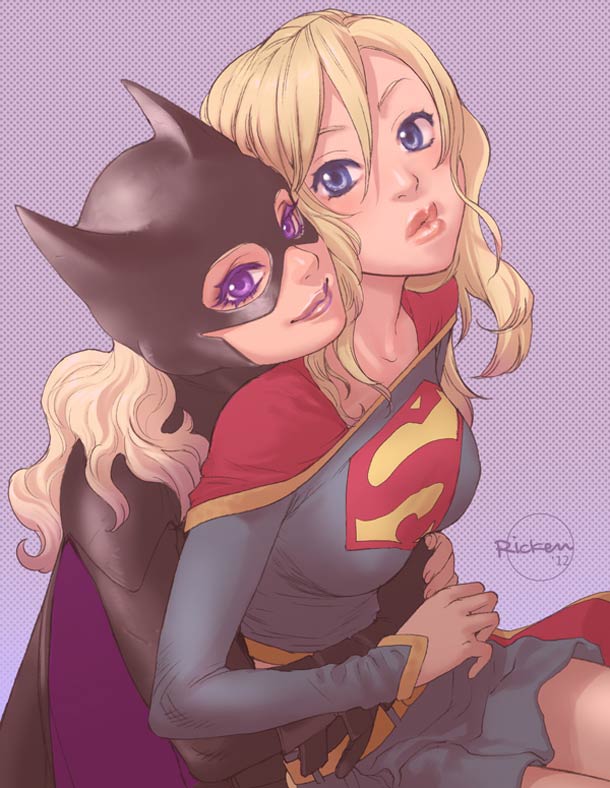 Narango Batgirl And Supergirl