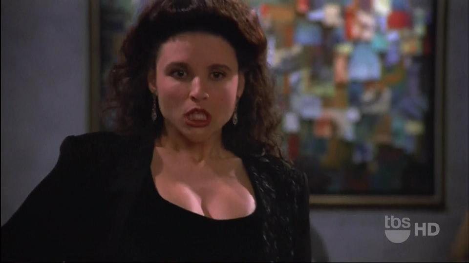 Hot Images Julia Louis Dreyfus Hot Cleavage On Seinfeld