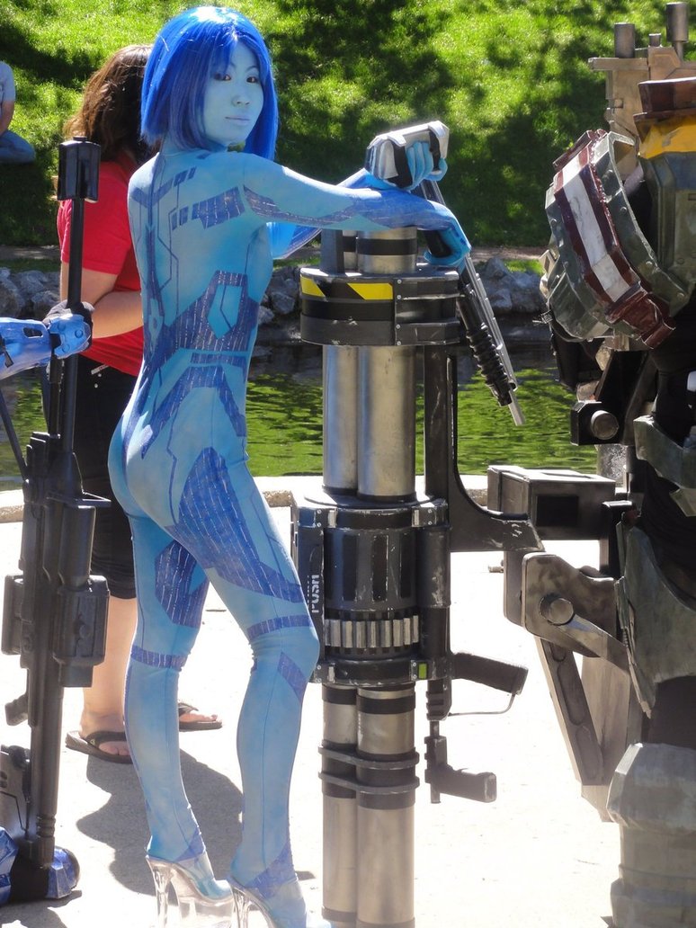 Is This The Sexiest Cortana Cosplay Ever Post Game Lobby