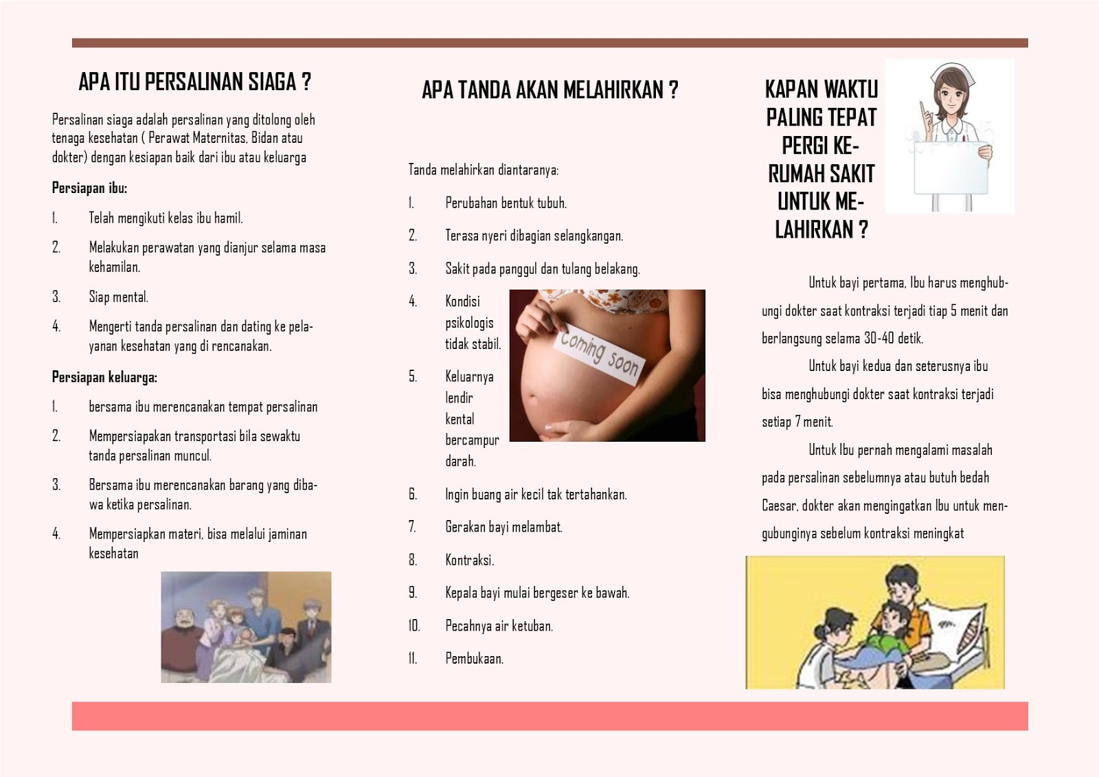 Annisa Blog Leaflet Tentang Persiapan Persalinan Bagi Ibu Hamil Kel2