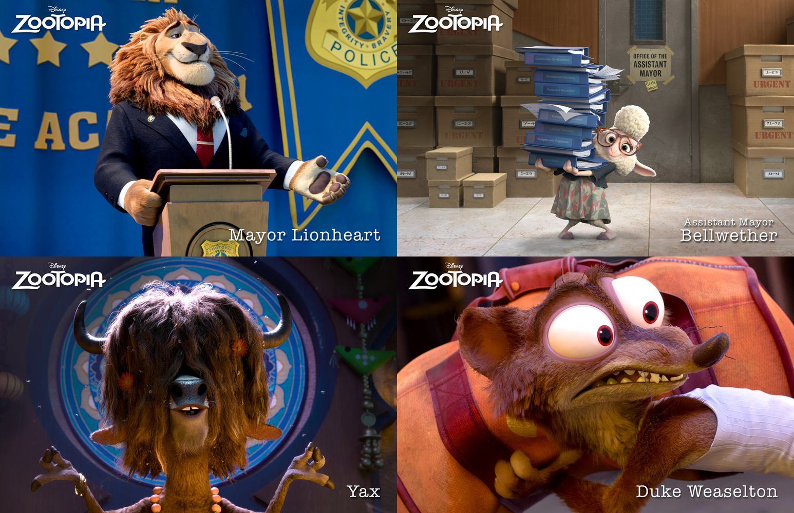 Meet The Inhabitants Of Disneys Zootopia Film Geek Guy
