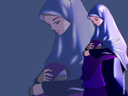 Layar Wanita Wanita Muslimah Hamil Menyusui