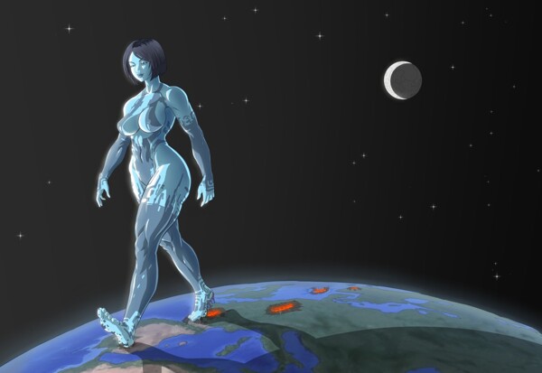 Cortana On Her Great Journey By Electroavenue5 Fur Affinity Dot Net