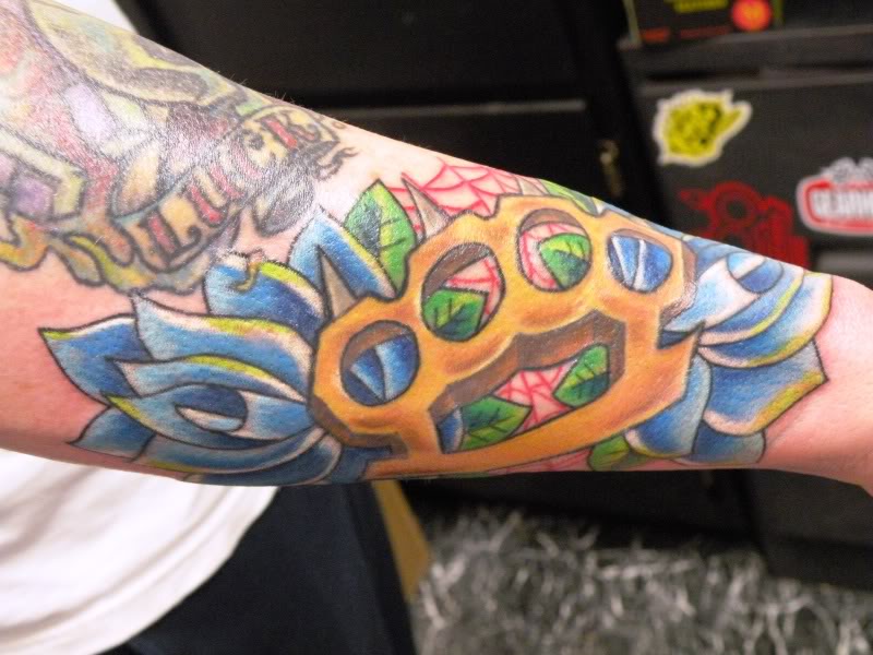 Arm Sleeves Brass Knuckle Tattoo Ideas Tattoomagz