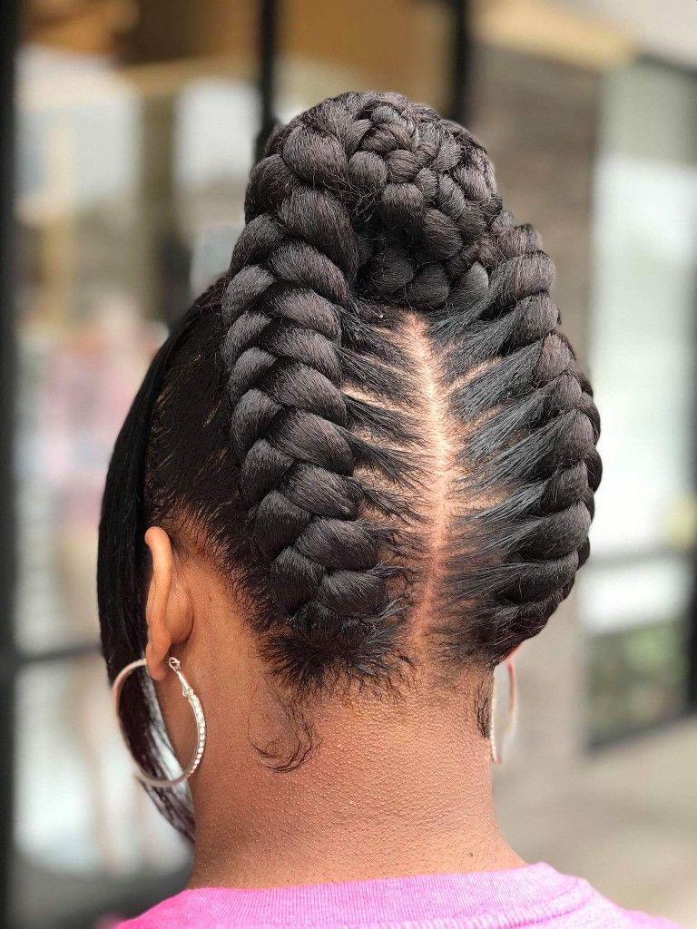 25 Black Braided Hairstyles For Voguish Look The Undercut