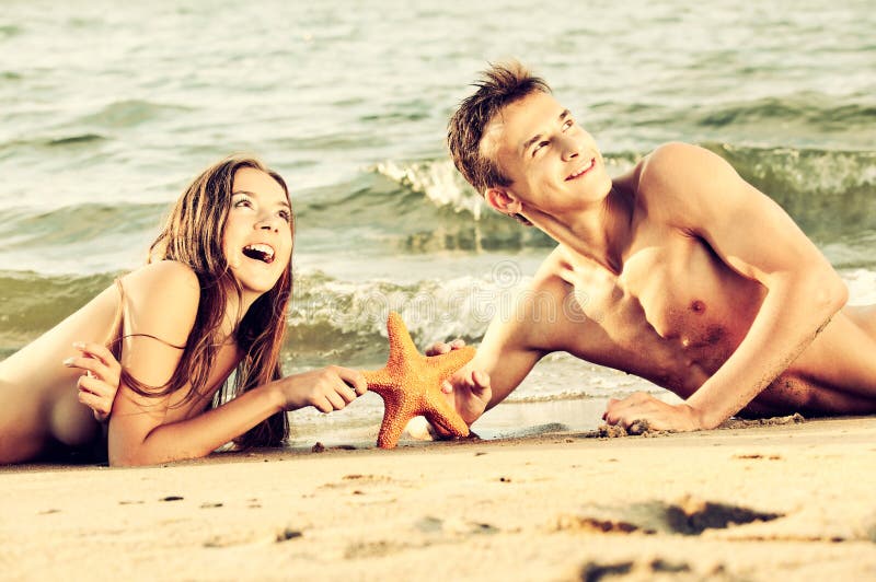 Couple At The Beach Stock Image Image Of Outdoor Naked