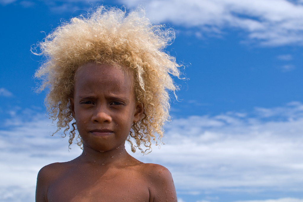 Fileblonde Girl Vanuatu Wikimedia Commons