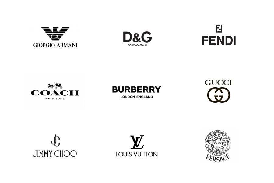 Top Designer Brand Logos