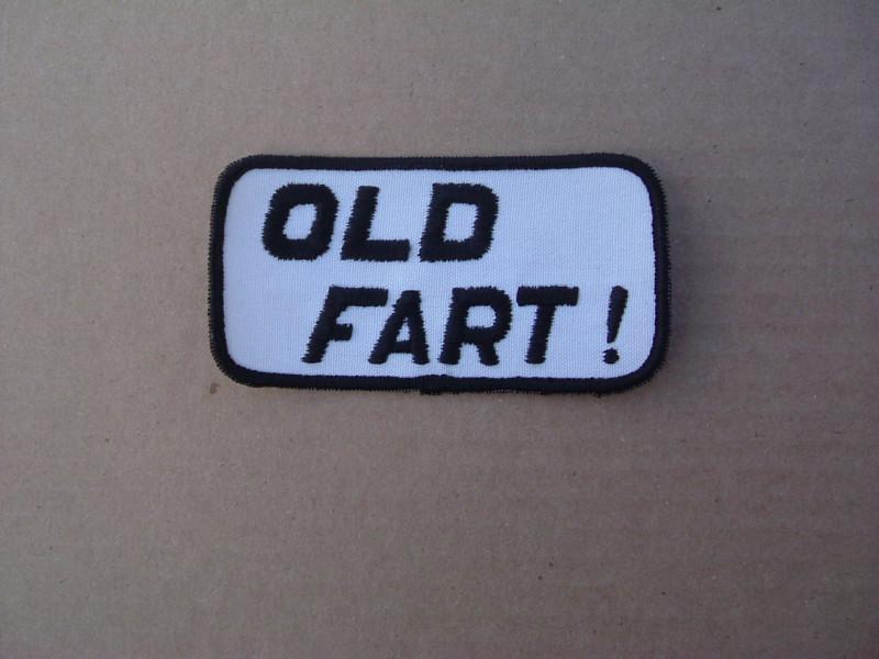 Purchase Hot Rod Rat Rod Old Fart Patch 4x 2 In Montebello California