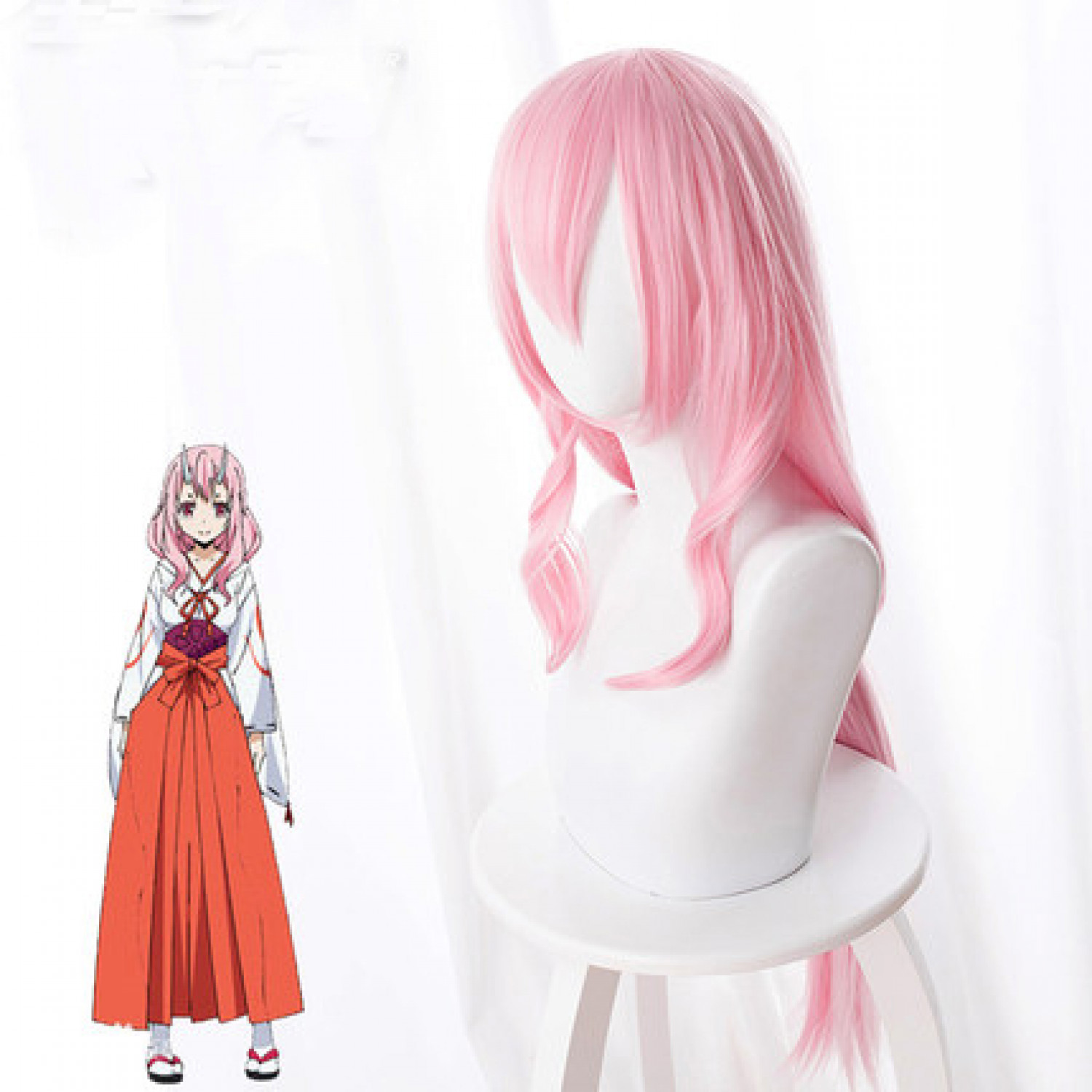 That Time I Got Reincarnated As A Slime Shuna Pink Cosplay Wig Free
