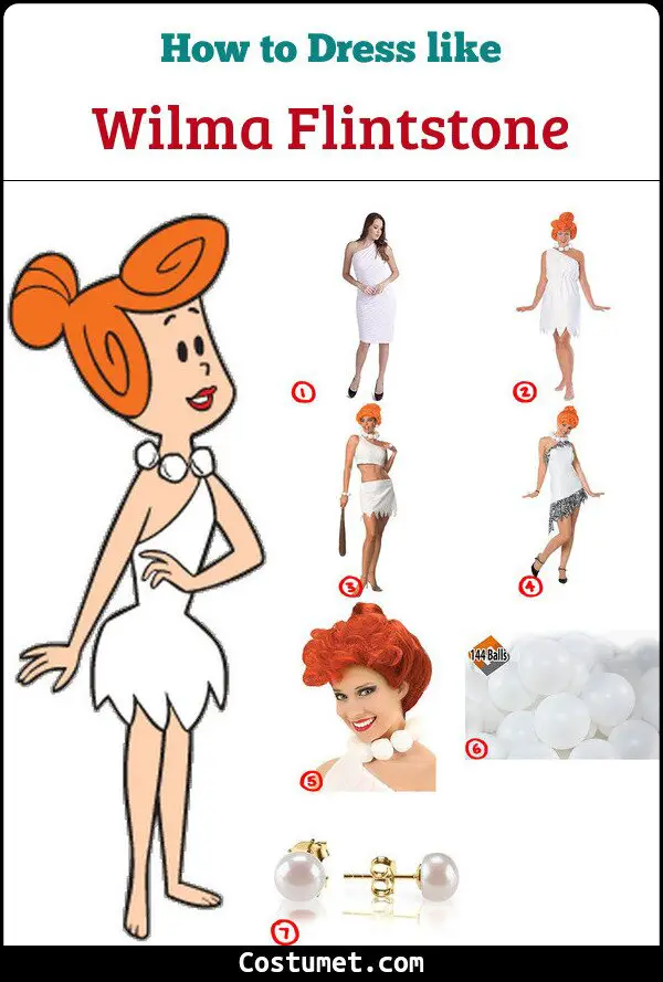 Disfraces Mujer Disfraz De Los 70s Tv Cartoon Wilma Flintstones