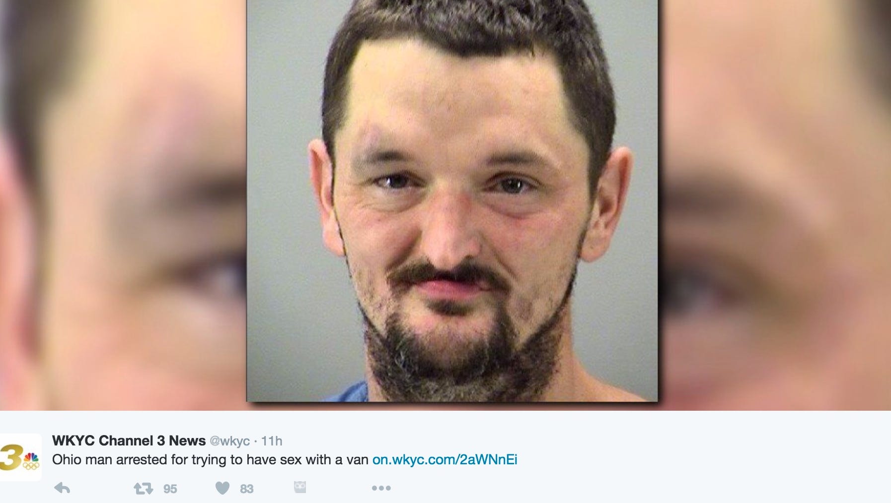 Ohio Man Arrested For Trying To Have Sex With A Van