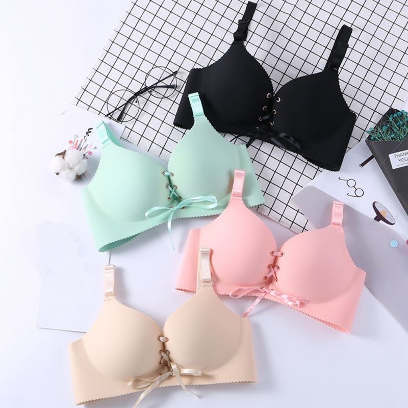 2020 Women Candy Color Bandage Push Up Bra Tops 2019 New One Piece