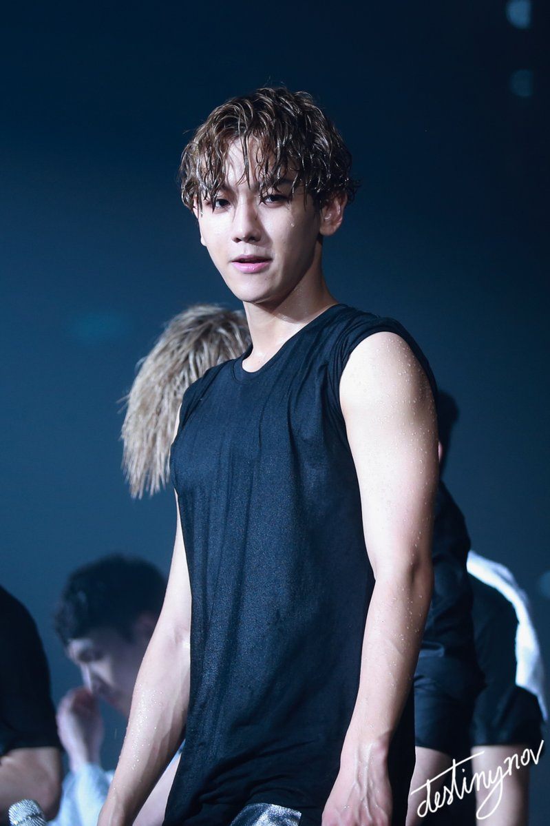 These S Of Baekhyun In A Wet Shirt Are Everything You