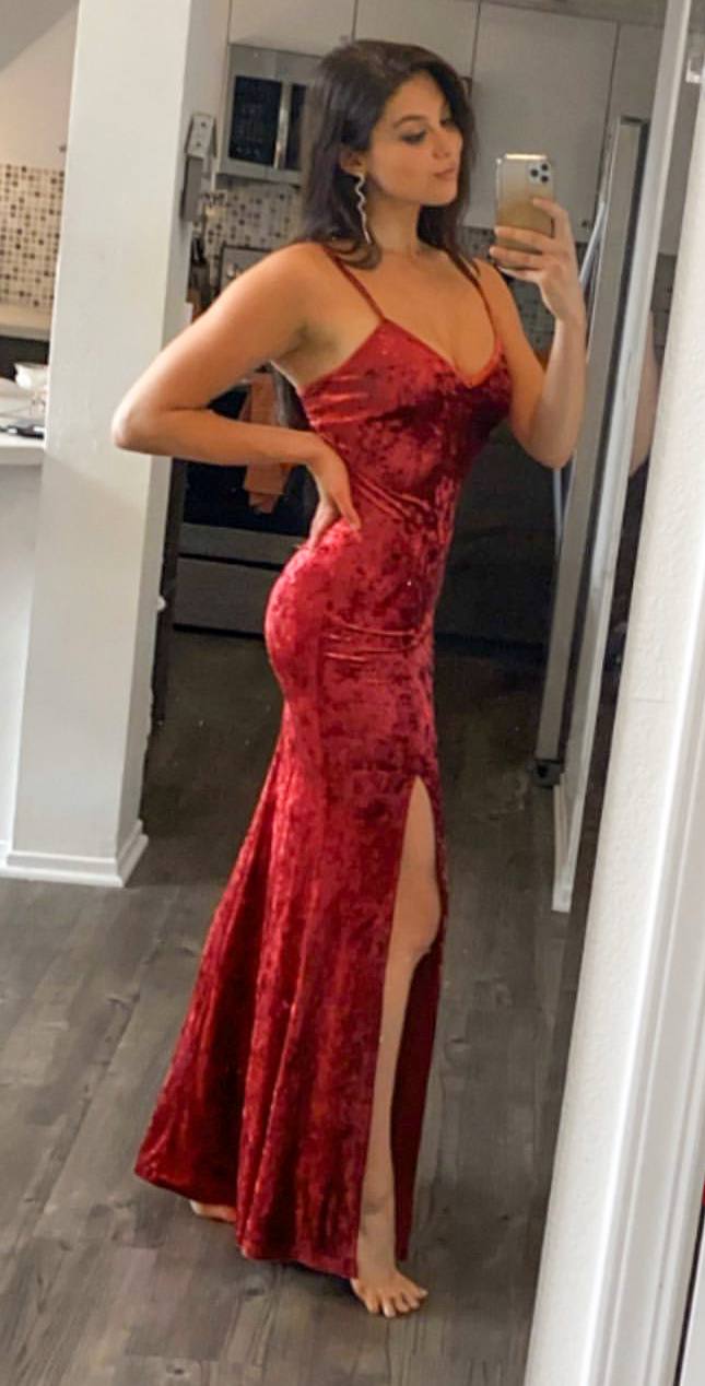 Kira Kosarin Sexy Red Dress Hot Celebs Home