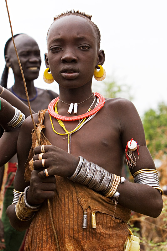 130 Young Girl From The Bodi Tribe