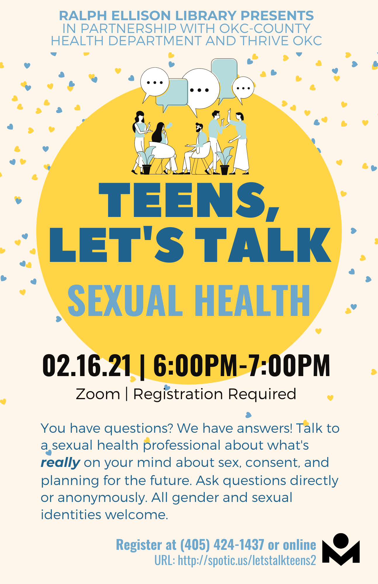 Teens Lets Talk Sexual Health Metropolitan Library System