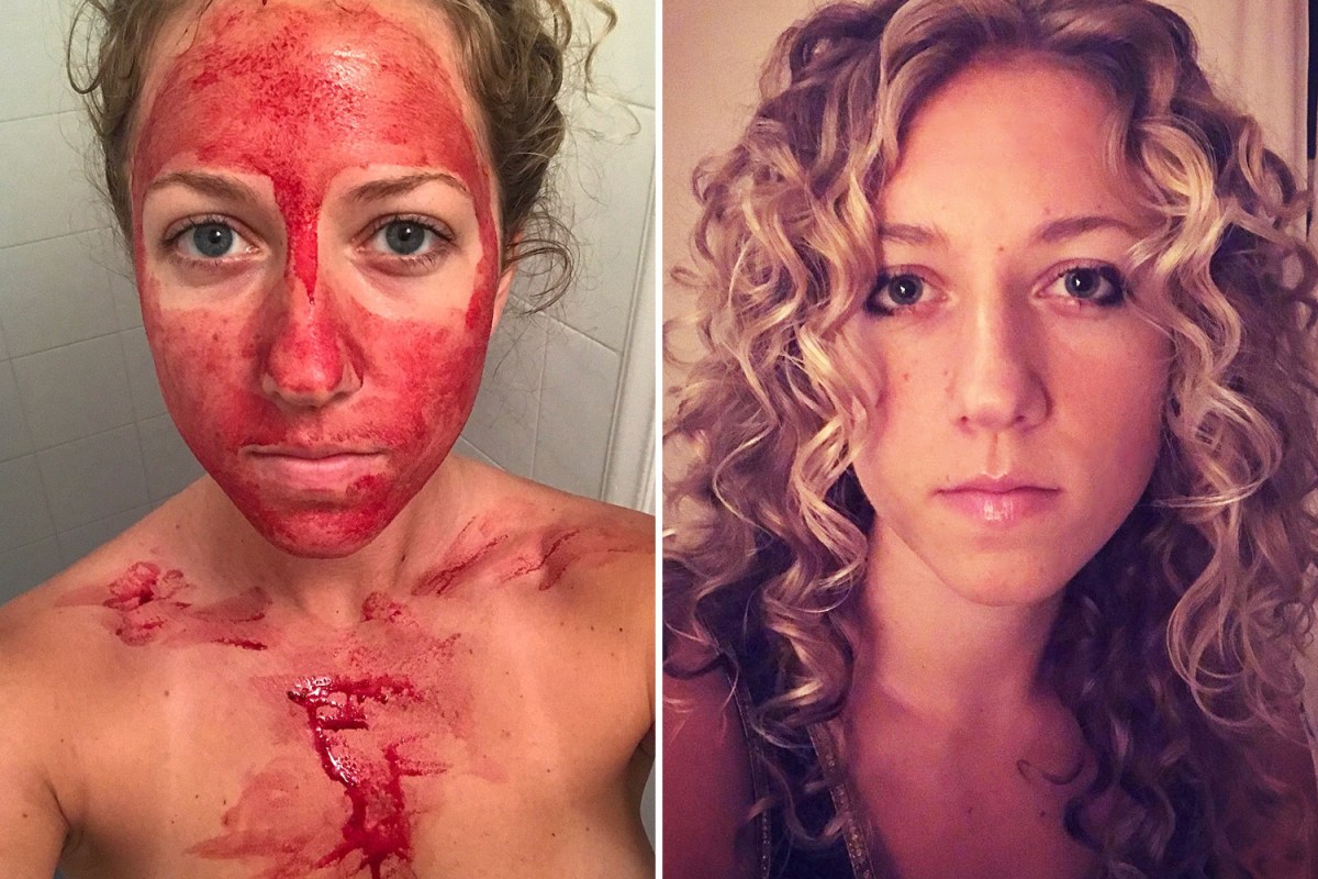 Sex Coach Smears Menstrual Blood On Her Face To Show That Periods Are