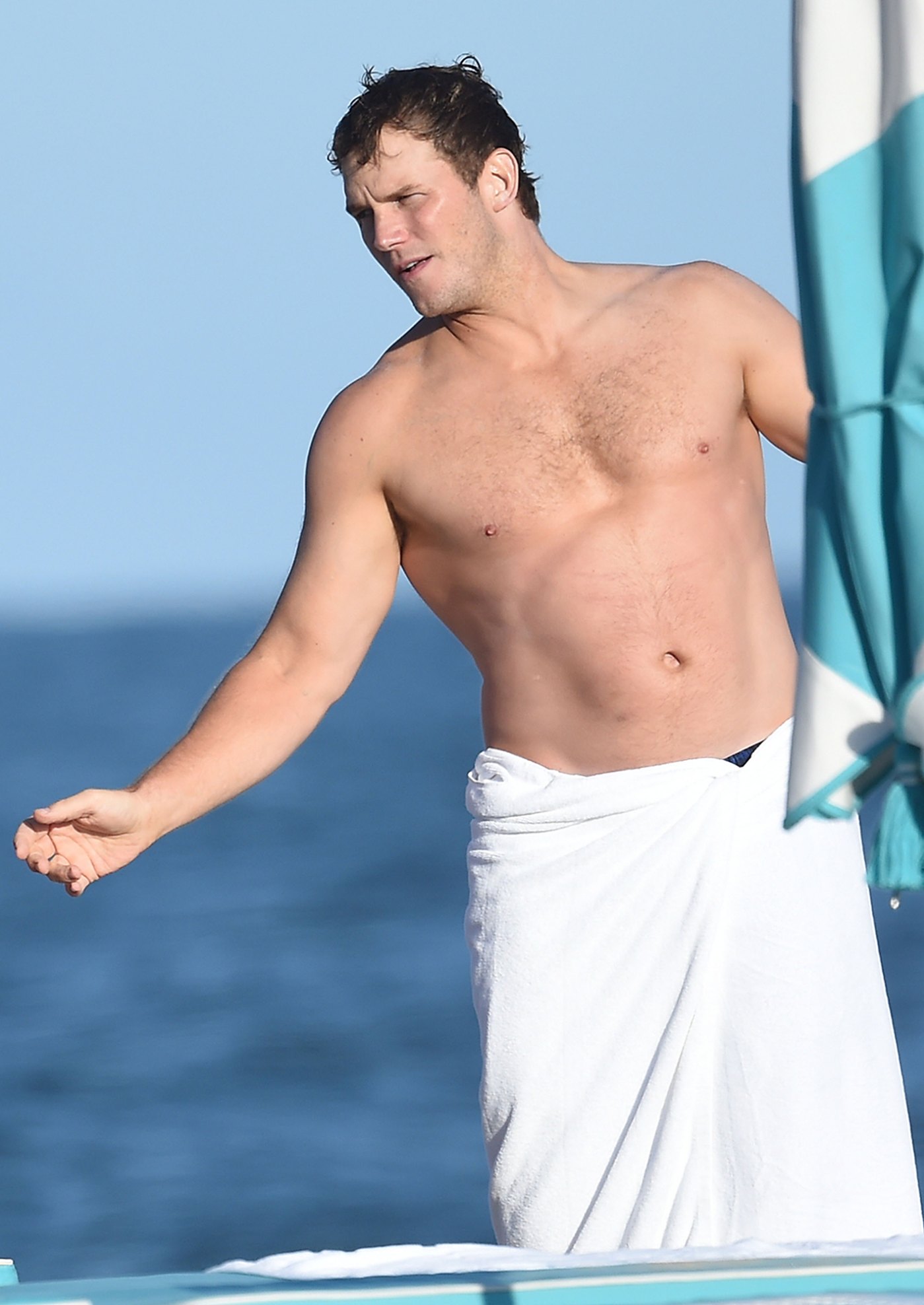 Hottest Celebrity Men At The Beach In Swim Trunks Shirtless