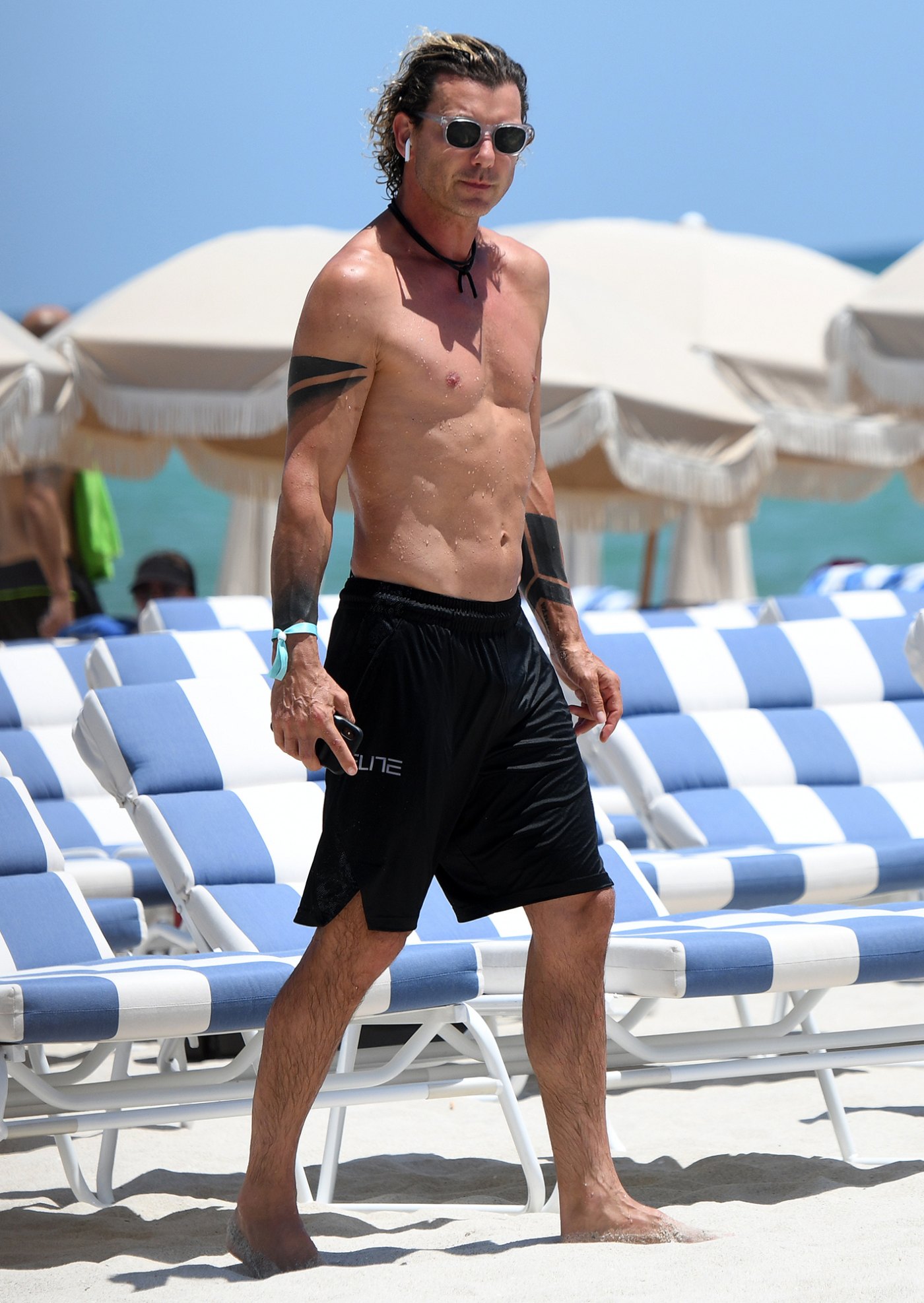Hottest Celebrity Men At The Beach In Swim Trunks Shirtless