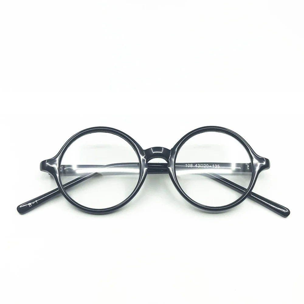 Vintage Round Eyewear Frames Women Men Clear Lens Harry Potter