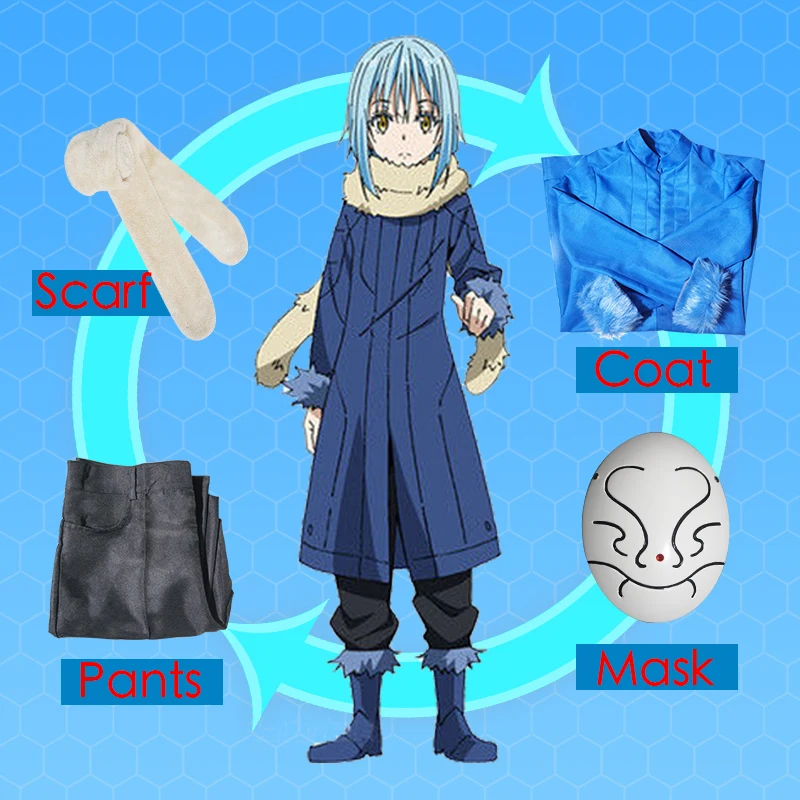 Anime That Time I Got Reincarnated As A Slime Cosplay Costumes Rimuru