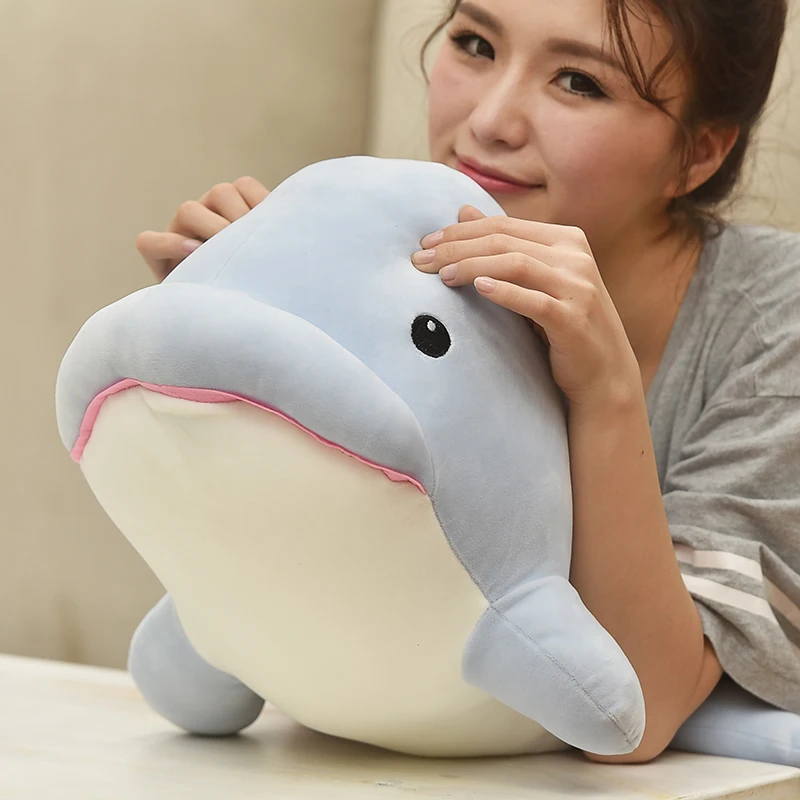 Big Plush Whale Toy Big Head Blue Whale Doll T About 70cm In Stuffed