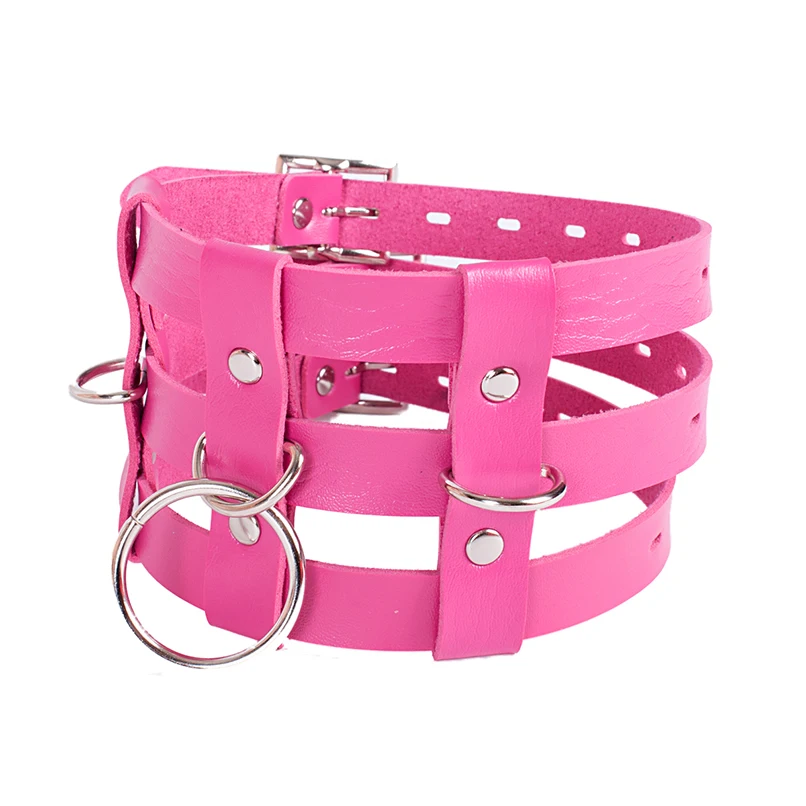 Buy Pu Leather Neck Collar Choker For