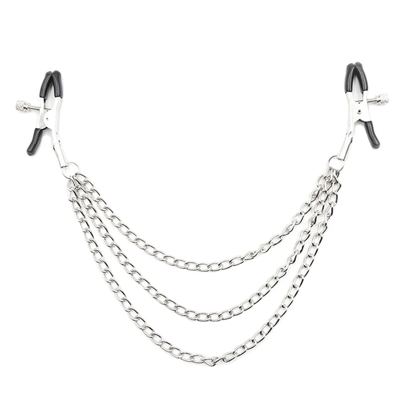 Nipple Clamps Whip Exoti Accessories Chain Fetish Shaking Milk